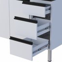 Ver imagem 4 de Gabinete em Aço Gaia Branco para Pias de 1,50 Metros com 3 Portas e 3 Gavetas - P101302 - Cozimax