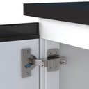 Ver imagem 5 de Gabinete em Aço Gaia Branco para Pias de 1,50 Metros com 3 Portas e 3 Gavetas - P101302 - Cozimax