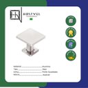 Ver imagem 3 de Puxador Móveis Armário Hastvel Ponto Quadrado