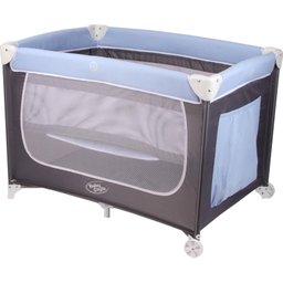 Berço Compacto Confort Bebê Cercado Chiqueirinho Azul - 1