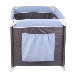 Berço Compacto Confort Bebê Cercado Chiqueirinho Azul - 4
