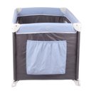 Ver imagem 4 de Berço Compacto Confort Bebê Cercado Chiqueirinho Azul