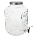 Ver imagem 4 de Suqueira Dupla Vidro 10 Litros com Suporte Kit Conjunto Dispenser Refresqueira Agua Sucos Bebidas Ho