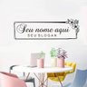 Adesivo Salão Beleza Manicure Cilios Cabelo Fama Adesivos Adesivo Salão Preto - 6