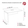 Mesa Complemento para Plataforma Simples 120cm PSI120PE40  - 2