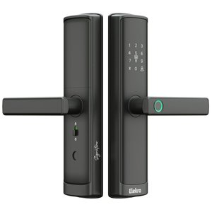 Fechadura Eletronica Digital com Biometria Wifi para Area Interna e Externa com Proteção Ip66 Elekro
