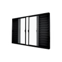 Ver imagem 2 de Janela Veneziana Abertura Central Exclusiva 6 Folhas Vidro Liso 100x200cm CRV Portas e Janelas