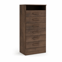 Ver imagem 1 de Cômoda Rack 6 Gavetas com Nicho Café Formimóveis