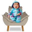 Ver imagem 1 de Poltrona Sofazinho Mini Infantil em Suede para Criança Bege