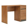 Mesa Escrivaninha Home Office Quarto Sala Escritorio 1 Porta 1 Gaveta Morada Cor Nature - 3