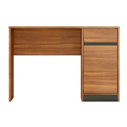 Mesa Escrivaninha Home Office Quarto Sala Escritorio 1 Porta 1 Gaveta Morada Cor Nature - 5