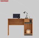 Ver imagem 6 de Mesa Escrivaninha Home Office Quarto Sala Escritorio 1 Porta 1 Gaveta Morada Cor Nature