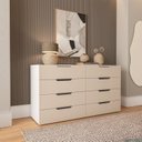 Ver imagem 1 de Cômoda para Quarto 8 Gavetas Madrid