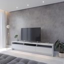 Ver imagem 2 de Rack Aspen 219cm 3 Portas para Tv até 75 Polegadas - Branco