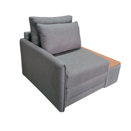 Poltrona Cama com Baú | Tampo Lateral & Tecido Linho - 5
