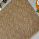 Ver imagem 4 de Tapete para Sala 1,00m x 1,50m Sisal Antiderrapante Sem Pelo Lâncer - 577 TERRACOTA