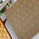 Ver imagem 3 de Tapete para Sala 1,00m x 1,50m Sisal Antiderrapante Sem Pelo Lâncer - 577 TERRACOTA