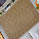 Ver imagem 2 de Tapete para Sala 1,00m x 1,50m Sisal Antiderrapante Sem Pelo Lâncer - 577 TERRACOTA
