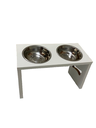 Ver imagem 3 de Comedouro e Bebedouro para Pets de Porte Médio com Tigelas em Inox