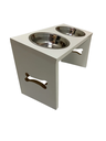 Ver imagem 1 de Comedouro e Bebedouro para Pets de Porte Médio com Tigelas em Inox