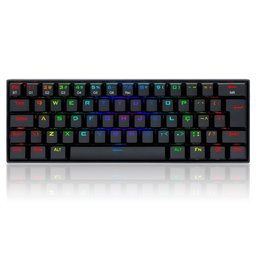 Teclado Usb Gamer Mecanico Draconic Preto RGB K530RGB Redragon - 1 Teclado Usb Gamer Mecanico Draconic Preto RGB K530RGB Redragon - 1