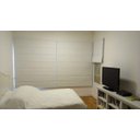 Ver imagem 1 de Persiana Romana Bk (linho Mesclado) - 1,50mx1,50m - BEGE
