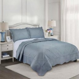 Colcha Egeu Queen Camesa 240x260 - Cinza - 7