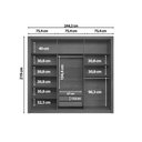 Ver imagem 5 de Guarda Roupa Casal 6PT 2ESP 3g Pés Miletto Areia S. Andirá