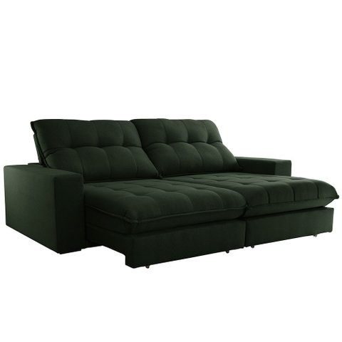 Sofa Retrátil Dublin 2,10m Mola Ensacada 03 Lugares Txr