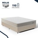 Ver imagem 5 de Cama Box Casal com Colchão de Molas Ensacadas Luxury 138x188x59cm