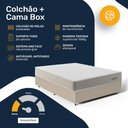 Ver imagem 3 de Cama Box Casal com Colchão de Molas Ensacadas Luxury 138x188x59cm