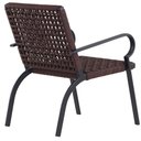 Ver imagem 3 de Kit 4 Cadeiras Corda Náutica e Mesa Tampo Ripado Varanda Alumínio Edícula