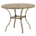 Ver imagem 5 de Kit 4 Cadeiras Corda Náutica e Mesa Tampo Ripado Varanda Alumínio Edícula