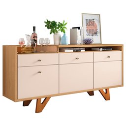 Aparador Buffet Florença Freijó / Off White - CasaePoltrona - 1