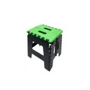 Ver imagem 1 de Banco Plástico Dobrável Verde - 32cm Camping Manicure Pesca