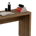 Ver imagem 5 de Mesa para Escritório Escrivaninha 90 Cm Nogal