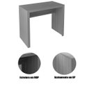 Ver imagem 2 de Mesa para Escritório Escrivaninha 90 Cm Nogal