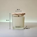 Ver imagem 4 de Vela Aromática Premium Quadrada com Tampa de Madeira