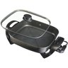 Panela Multifuncional Elétrica Quadrada 30cm Grill 110v Antiaderente Portátil Mangiare 1500w Agratto - 5