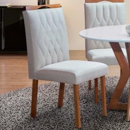 Cadeiras para Mesa de Jantar Estofada - Apolo - Art Salas - 2