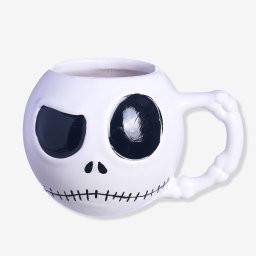 Caneca 3d Jack Skellington 450ml Porcelana Zona Criativa - 3