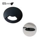 Ver imagem 2 de Conjunto Passa Fio 60Mm X 15Mm Preto (Kit Com 5 Unidades)