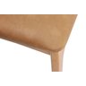 Cadeira de Jantar Livia Madeira Amêndoa com Encosto Ergonomico em Palhinha:couro Eco Durango Kaki - 3