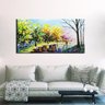 Quadro Pintura Tela andam boulevard amantes Decorativo 5132: 70cm (A) x 140cm (L) - 1