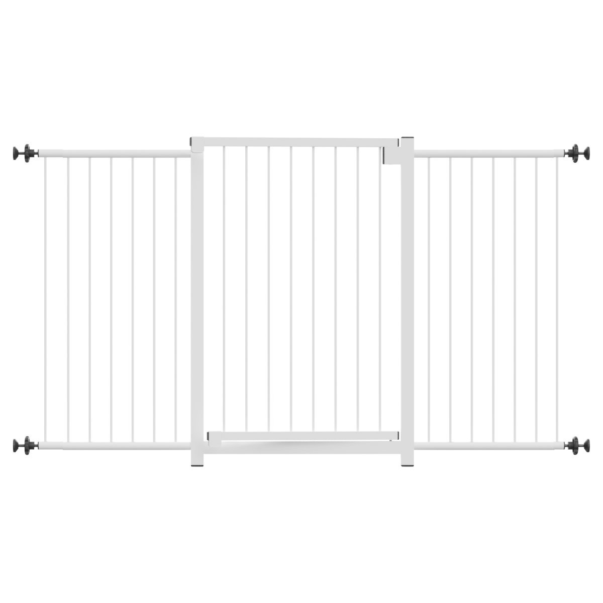 GRADE PORTÃO PET BEBÊ DIVISOR AMBIENTE 70 A 130 CM BRANCO