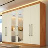 Guarda Roupa Alba 6 Portas Espelho 100% Mdf - Mademarcs - 1