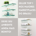 Ver imagem 3 de Prateleira De Vidro Decorativa Cantoneira Incolor 08mm Temperado