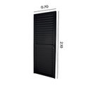 Ver imagem 3 de Porta Veneziana Abertura Esquerda 210x70cm Espresso Esquadrias