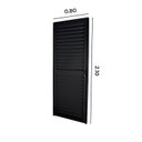 Ver imagem 3 de Porta Veneziana Abertura Direita 210x80cm Espresso Esquadrias 