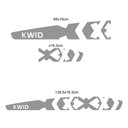Ver imagem 2 de Faixa Kwid Zen Life 18 2019 2020 2021 2022 Adesivo Lateral Cor Grafite Cinza Teu Adesivo